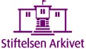 Logo Stiftelsen Arkivet